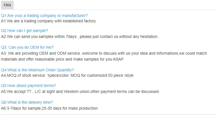 FAQ