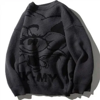 Sarjakuva Kissa Miesten villapaita